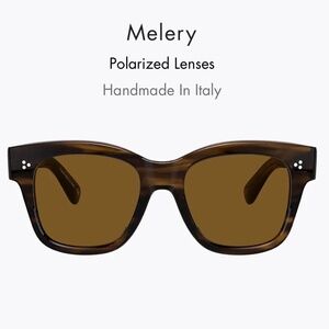 NEW OLIVER PEOPLES Melery polarize lens brown SUN Glasses